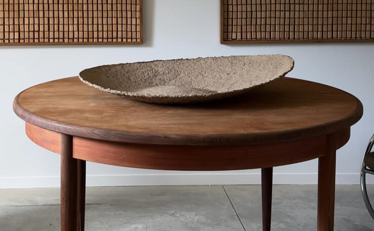 XL paper clay bowl XL paper clay bowl
